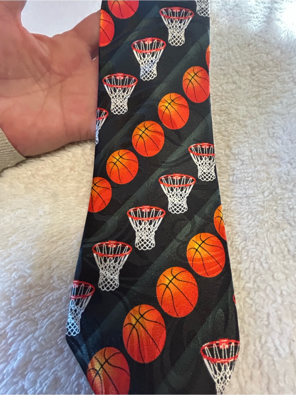 🎁3 for $30 - Basketball Pattern Necktie